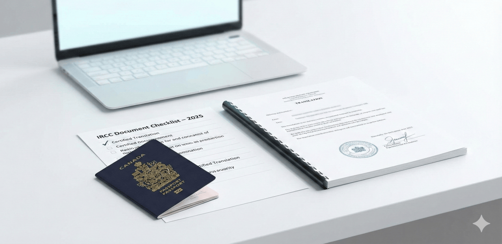 certified translation for ircc canada checklist